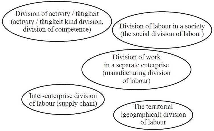 division of labor definition sociology
