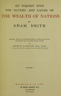 Адам смит о природе и причинах богатства народов обложка книги