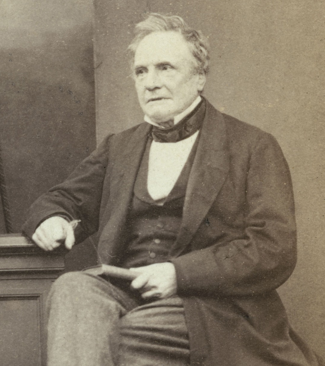 English mathematician and inventor Charles Babbage
