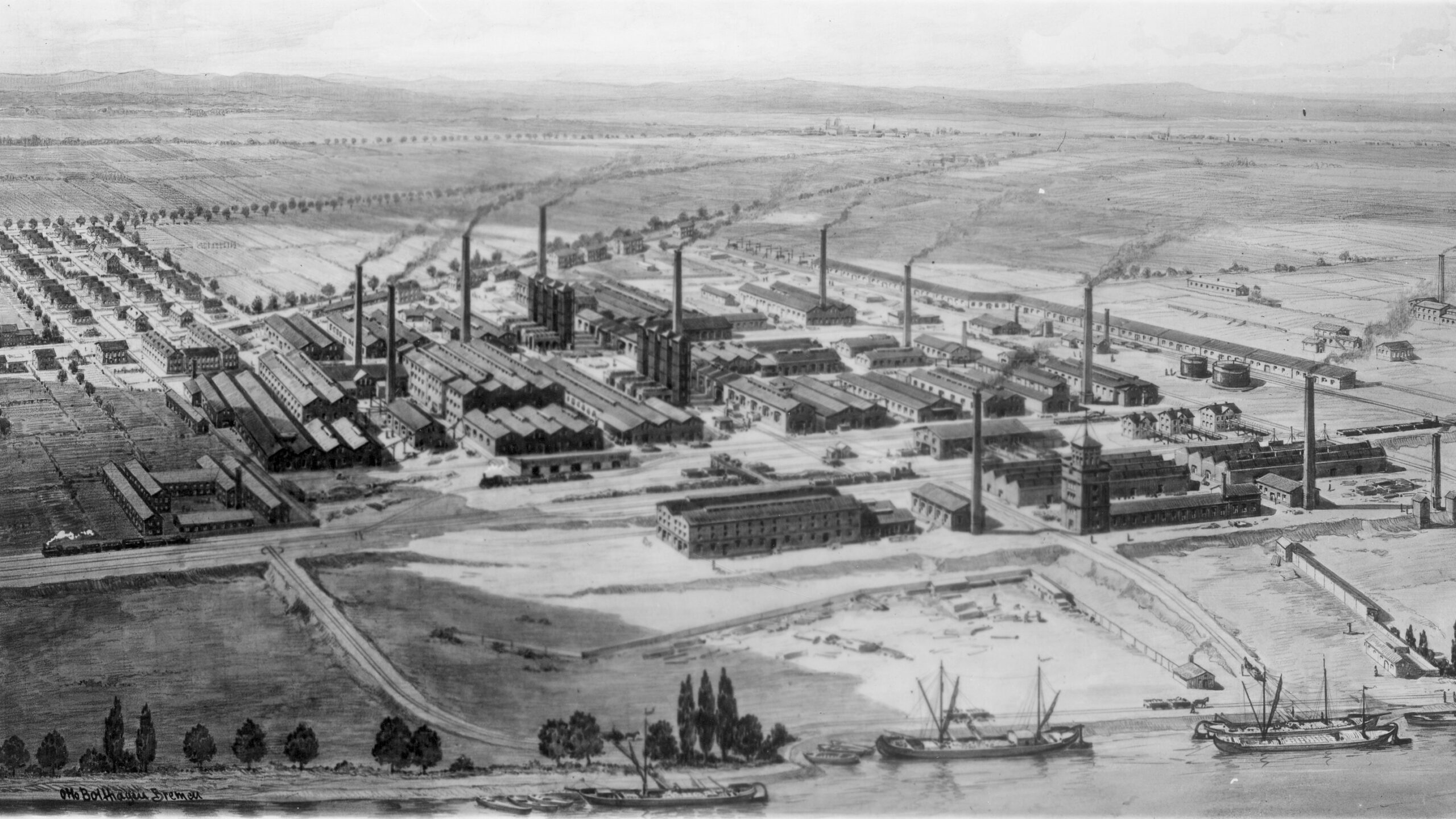 Первые фабрики BASF