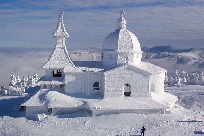 город Верхоянск - самый морозный